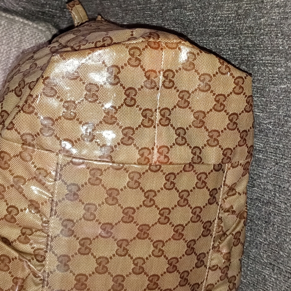 🏺Gucci🏺 - "Hysteria" GG Crystal Coated Crest Boho Tote - Picture 13 of 16